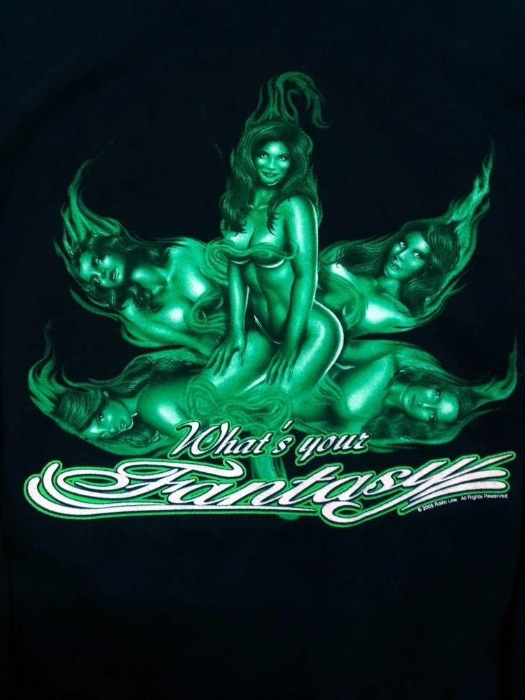 Streetwear - RARE! ROLLIN LOW NUDE ART CHICKS HOODIE - 3