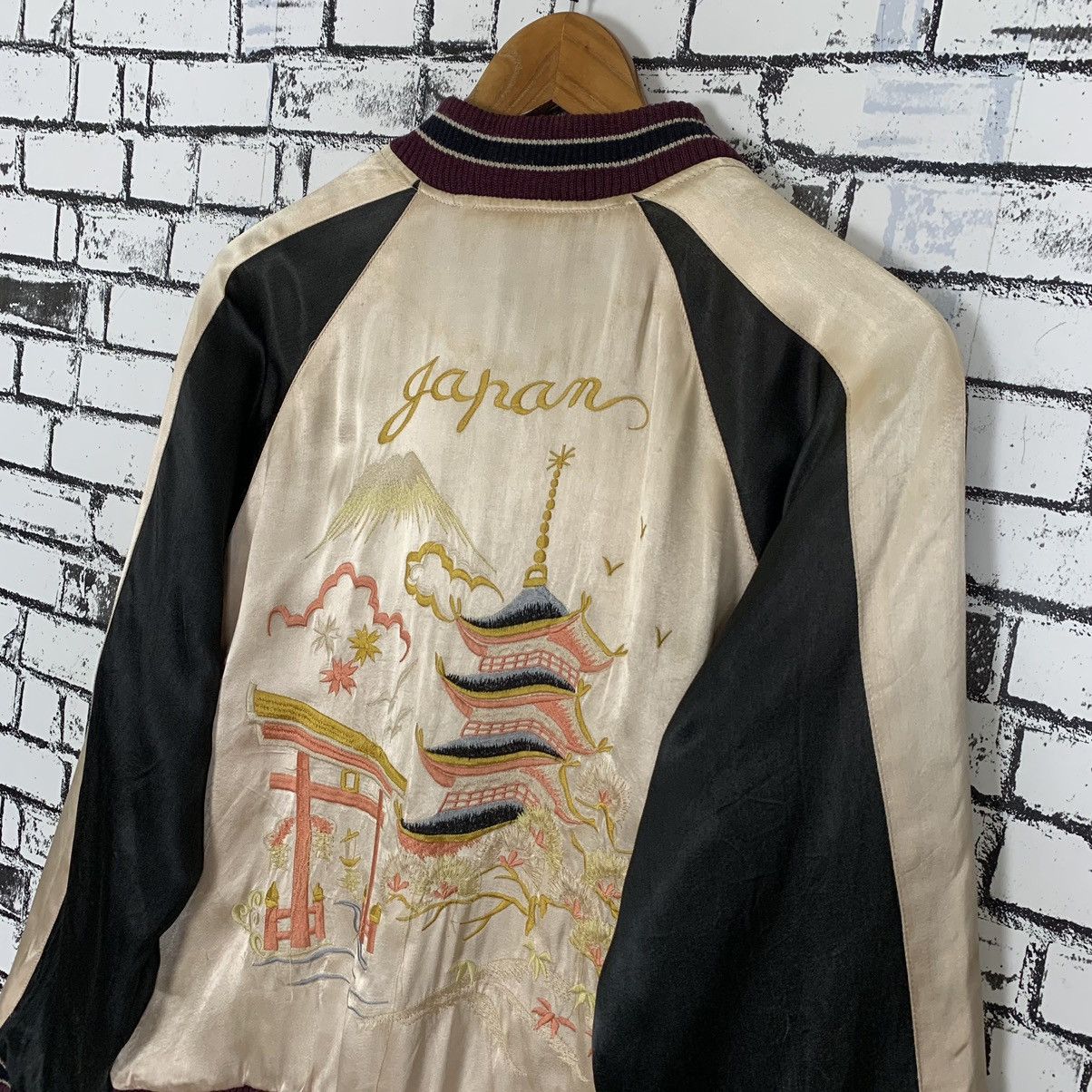 Sukajan Souvenir Jacket - Vintage Sukajan Souvenir Embroidery Riversible Jacket - 13