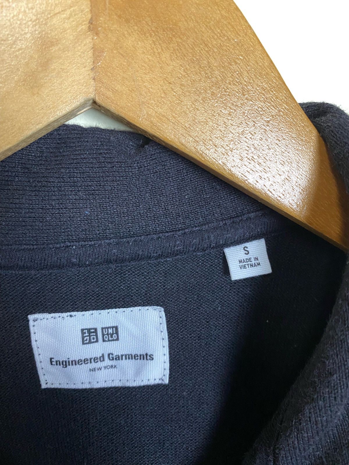 Engineered Garments X Uniqlo Black Polo Tee - 4