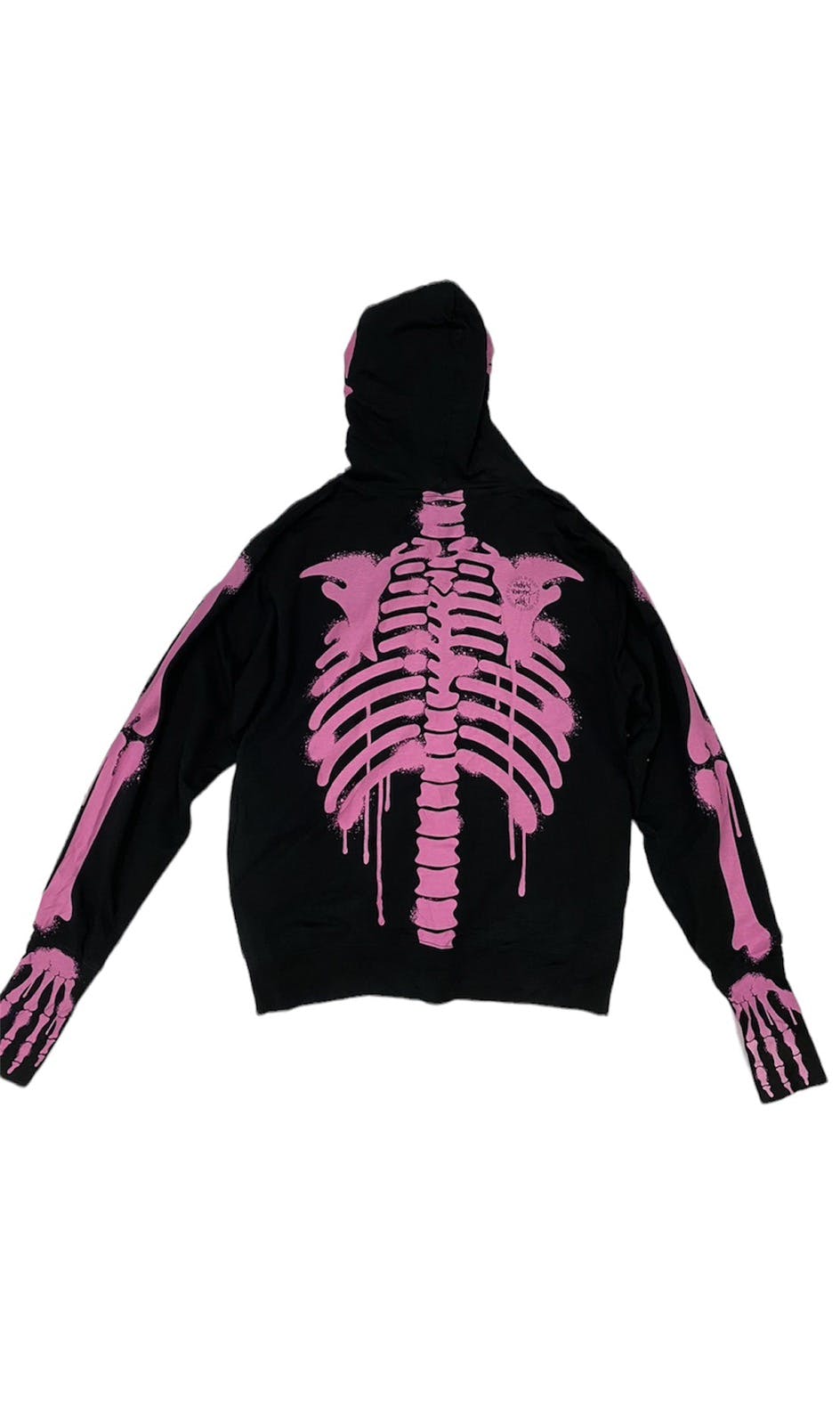 Japanese Brand - Holloween Dead Serious Skeleton Freaky Massive Hoodie