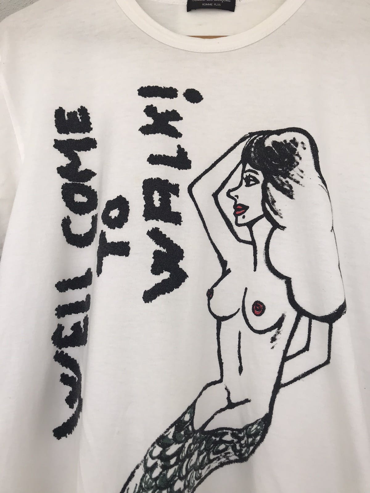 Rare Comme des Homme Plus Well Come To walk Mermaid Tee - 7