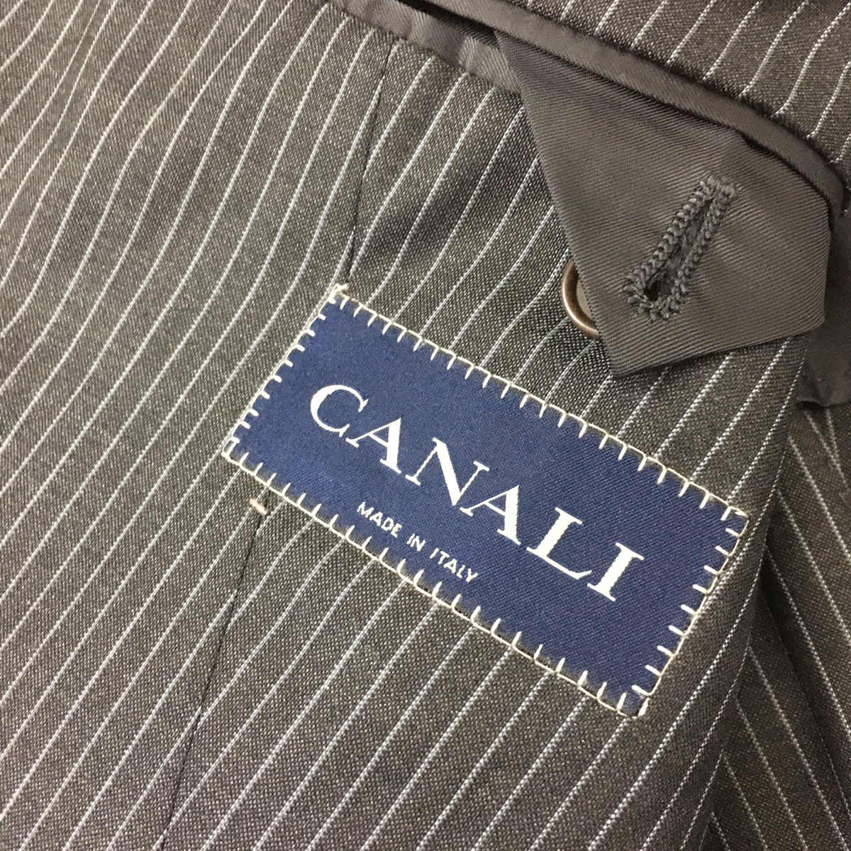 Canali Made in Italy Stripes Blazer/Coat - 8
