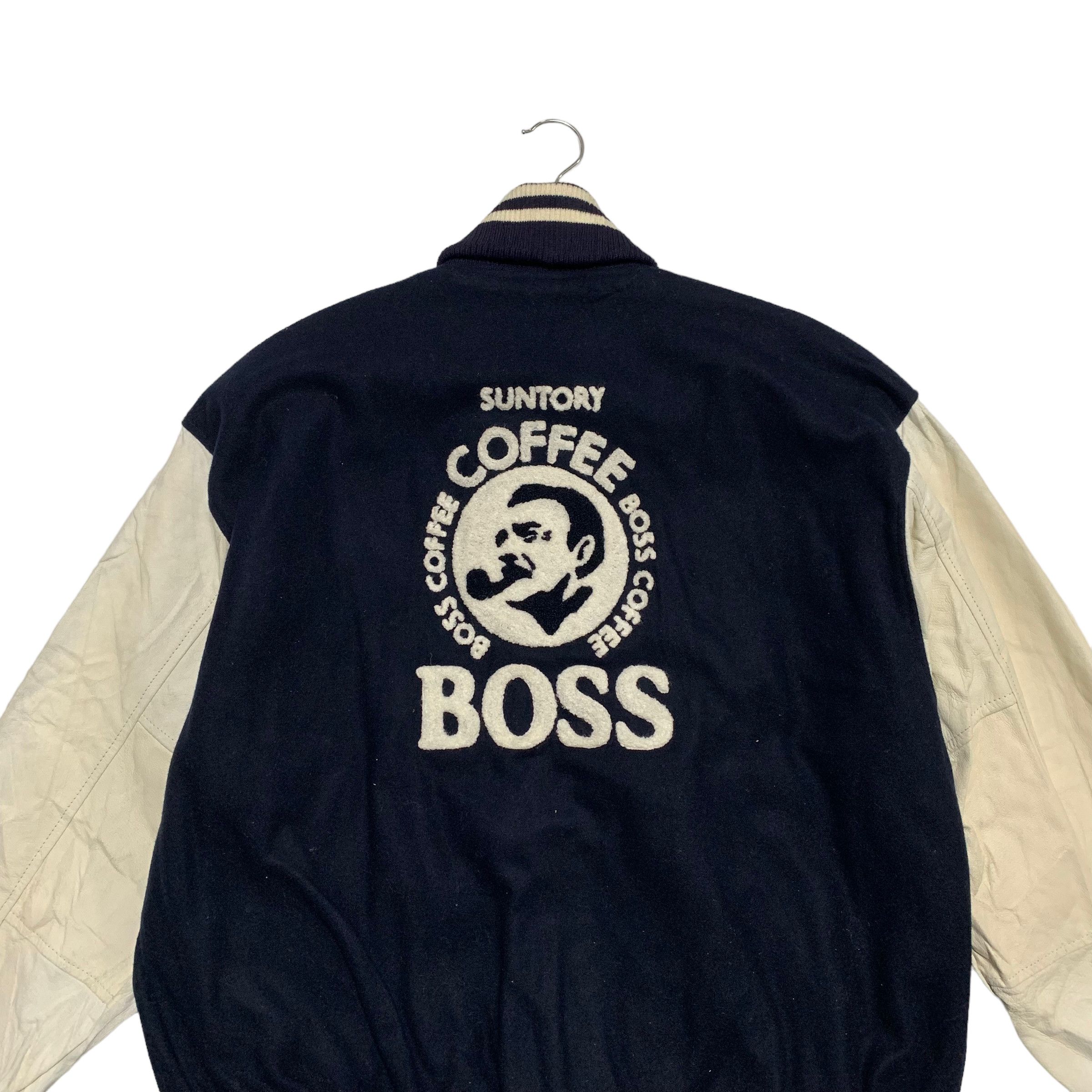 Vintage Suntory Boss Coffee Varsity Jacket - 7