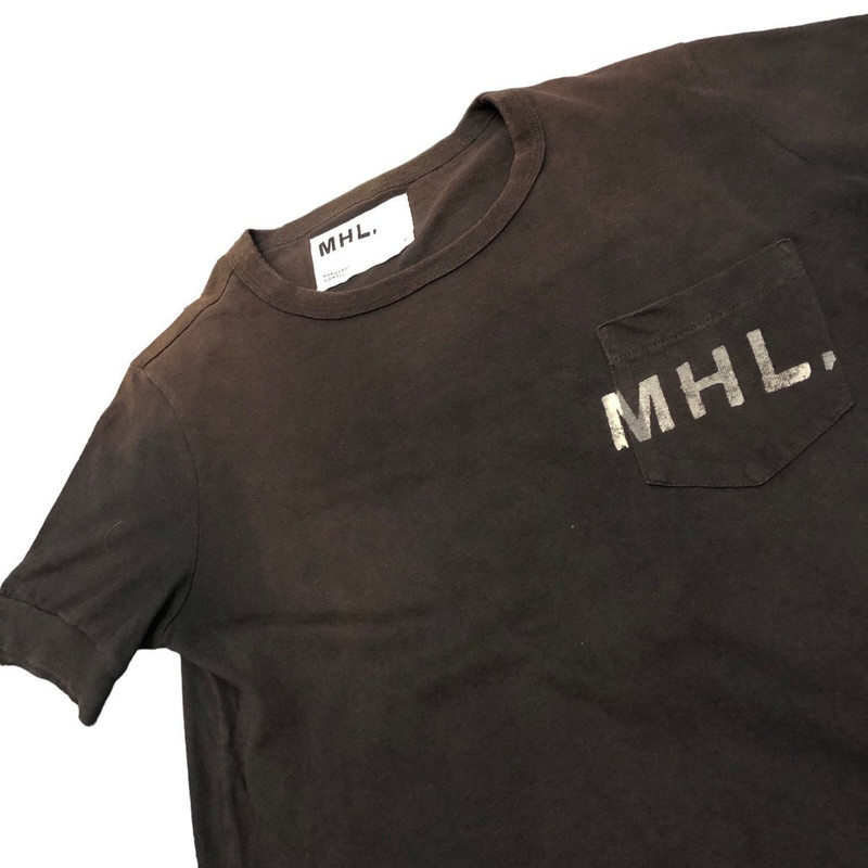 MHL sunfaded basic pocket tee - 1
