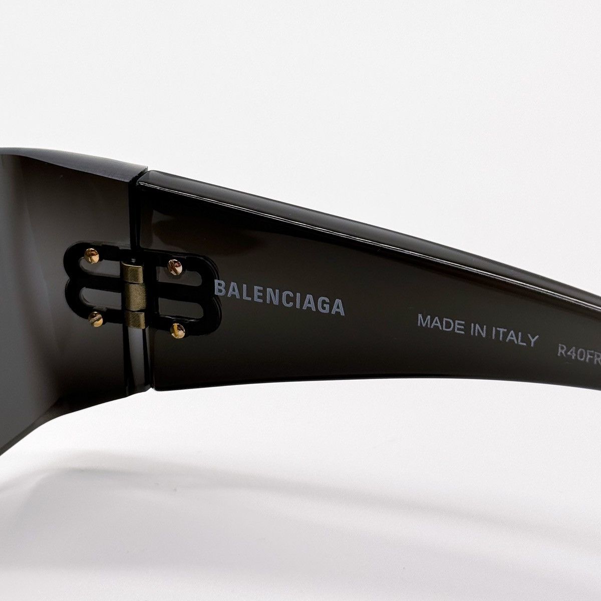 NEW BALENCIAGA BB0292S 001 BLACK GEOMETRIC UNISEX SUNGLASSES - 8