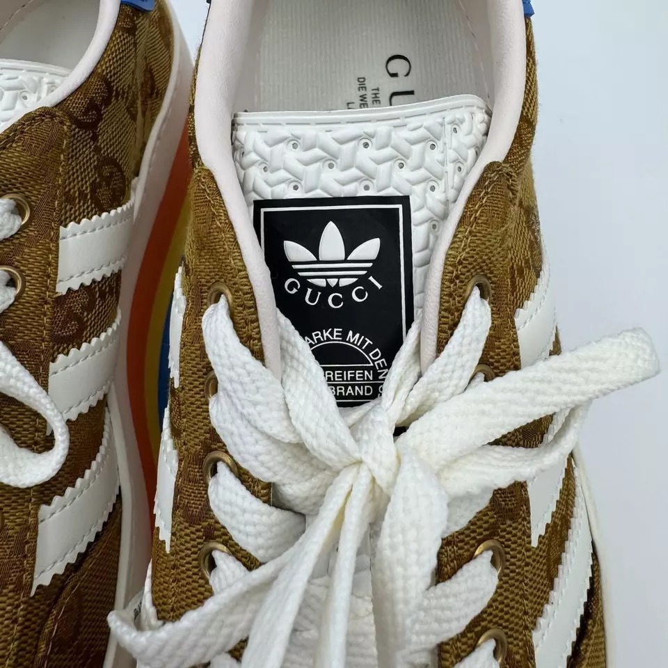 adidas x Gucci Gazelle Original GG Multicolor Platform (Women's) - 4