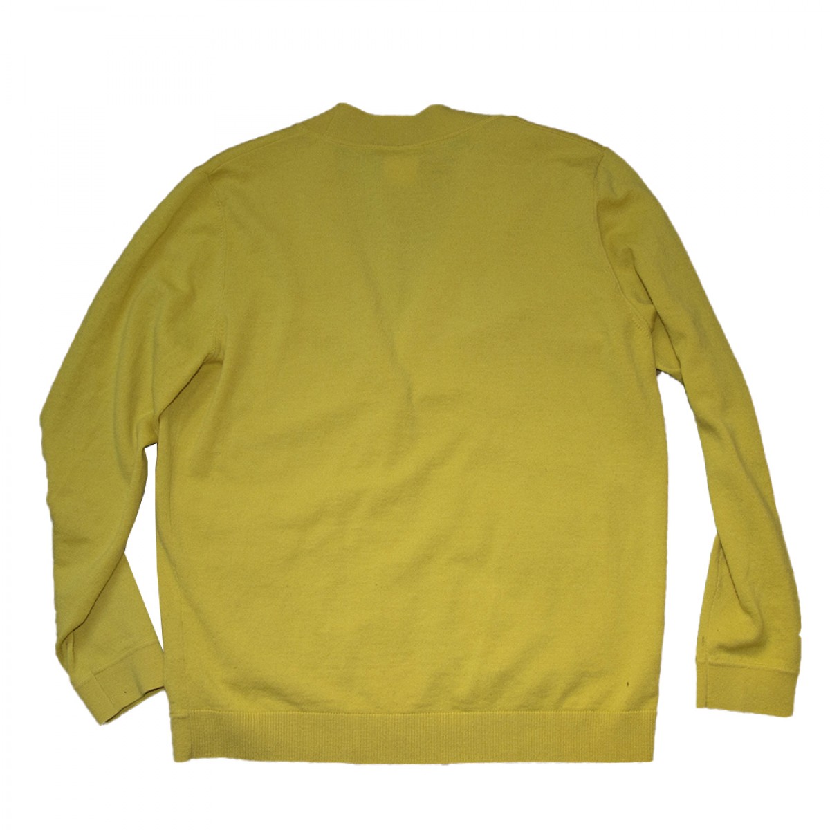 Yellow Cardigan with 3D pockets - 1