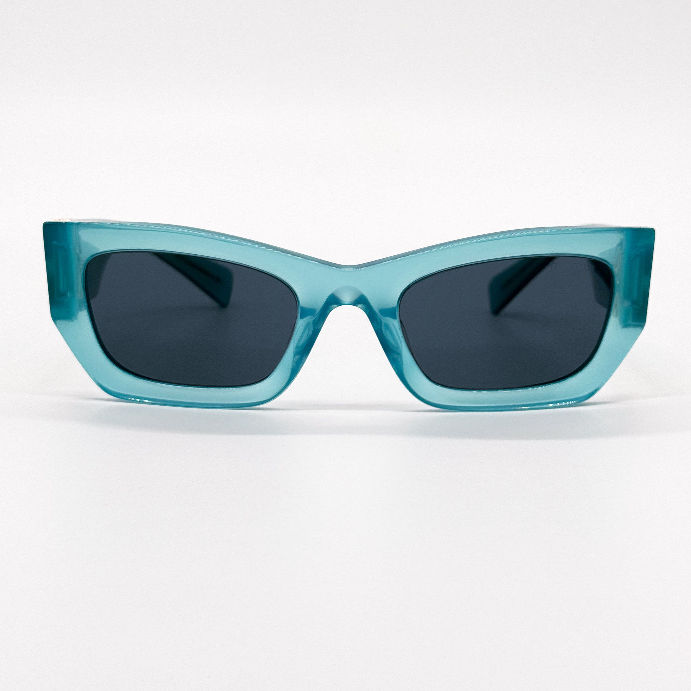 NEW MIU MIU MU 09WS 19L09T BLUE MU09WS 19L09T SUNGLASSES - 3