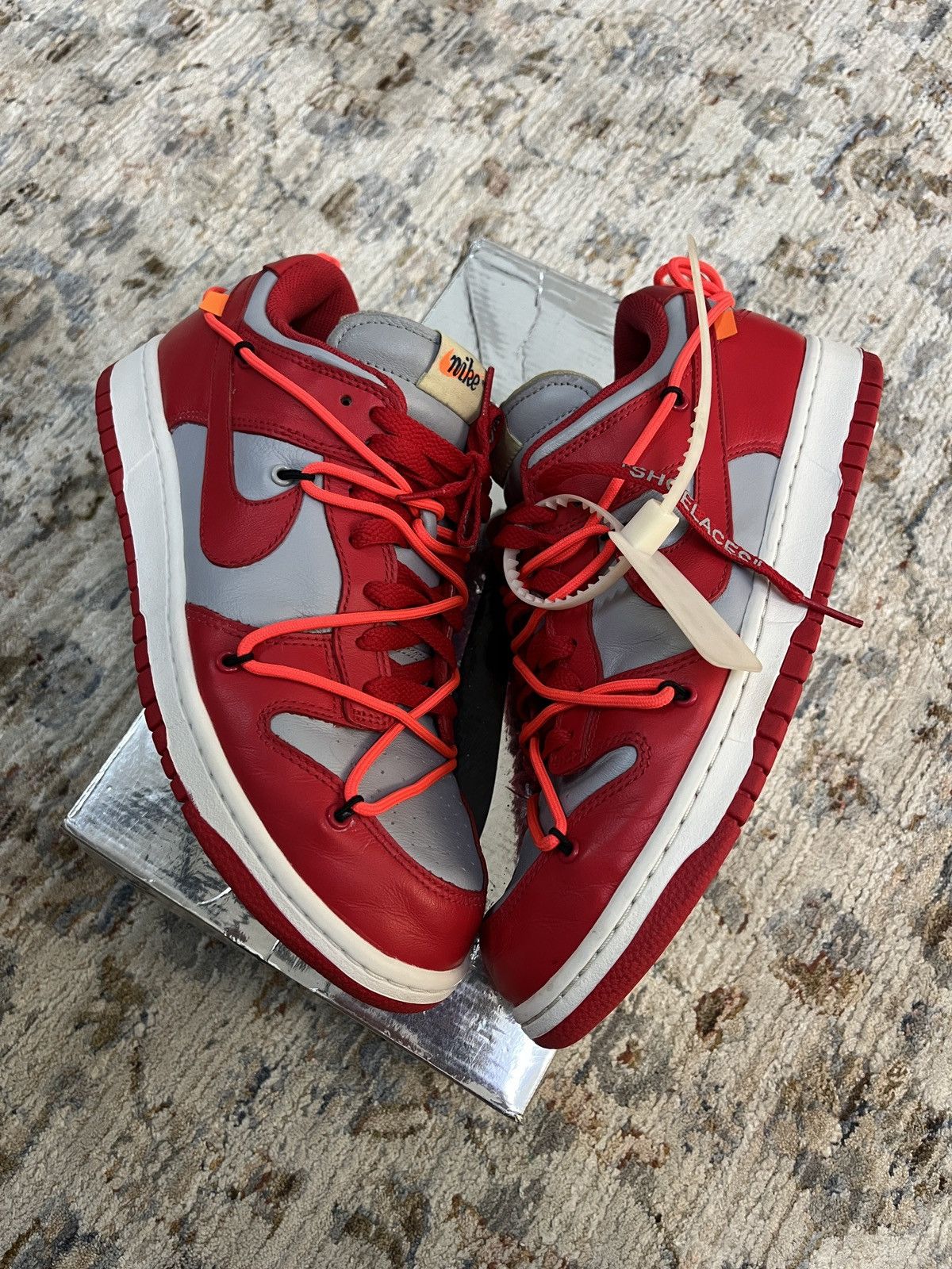 Nike Dunk Off-White University Red - 1