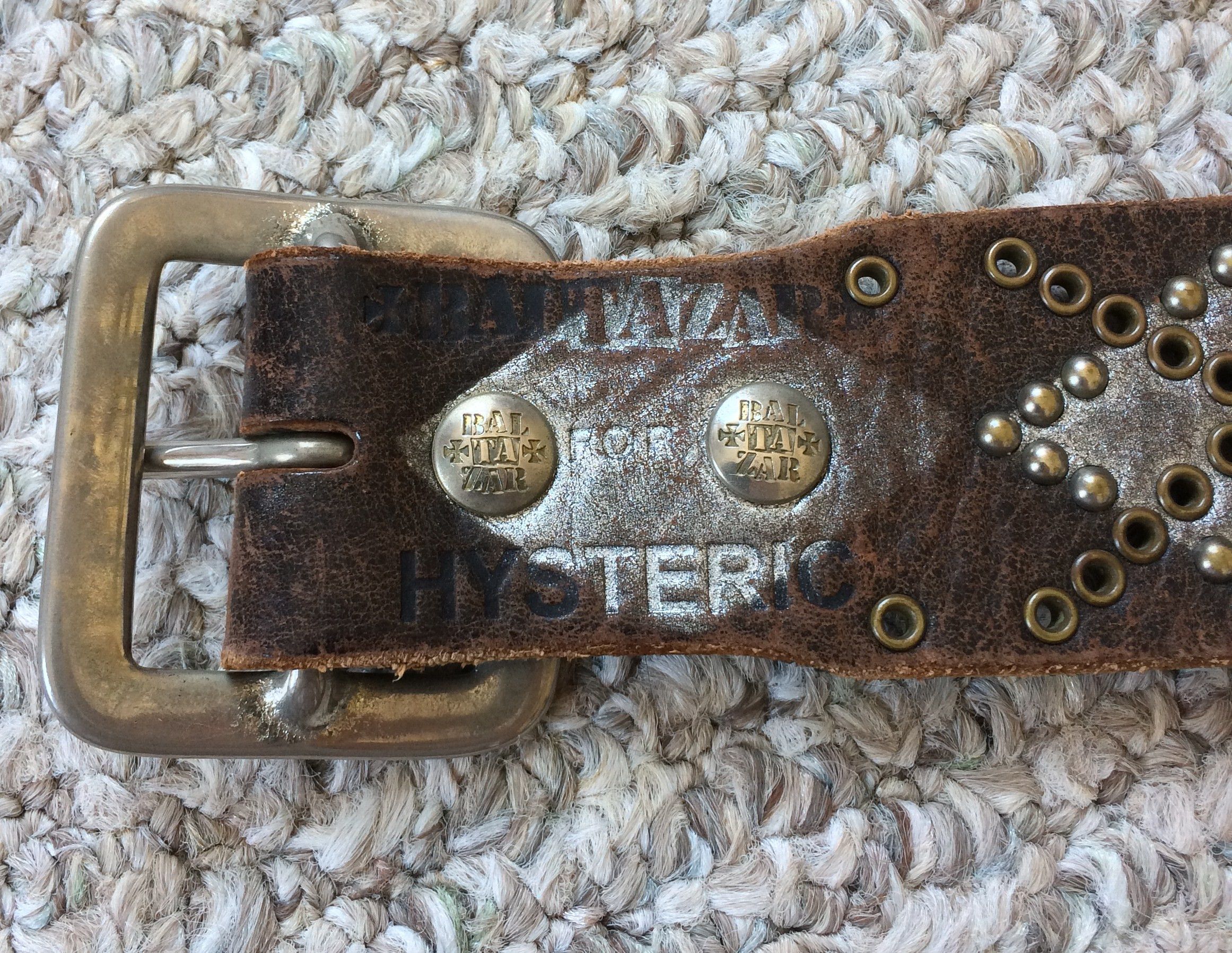 Hysteric Glamour x Baltazar Studded Leather Belt - 2