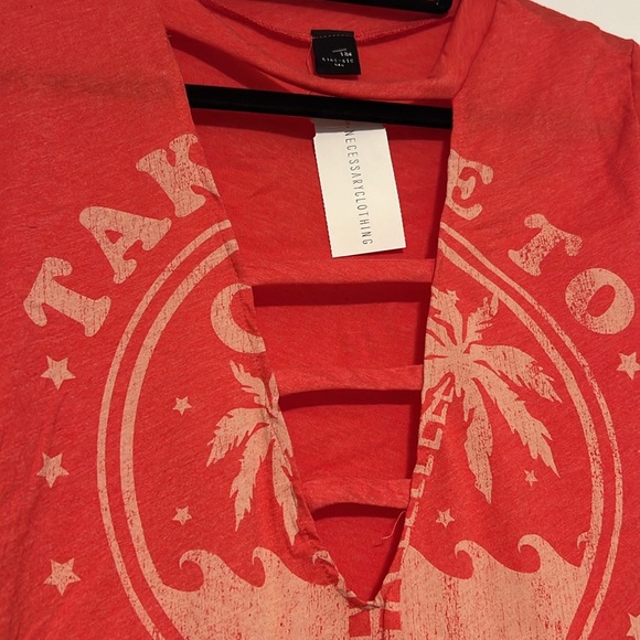 The Classic “Take Me To Tulum” Ladder Cut Out Graphic T-Shirt - 4