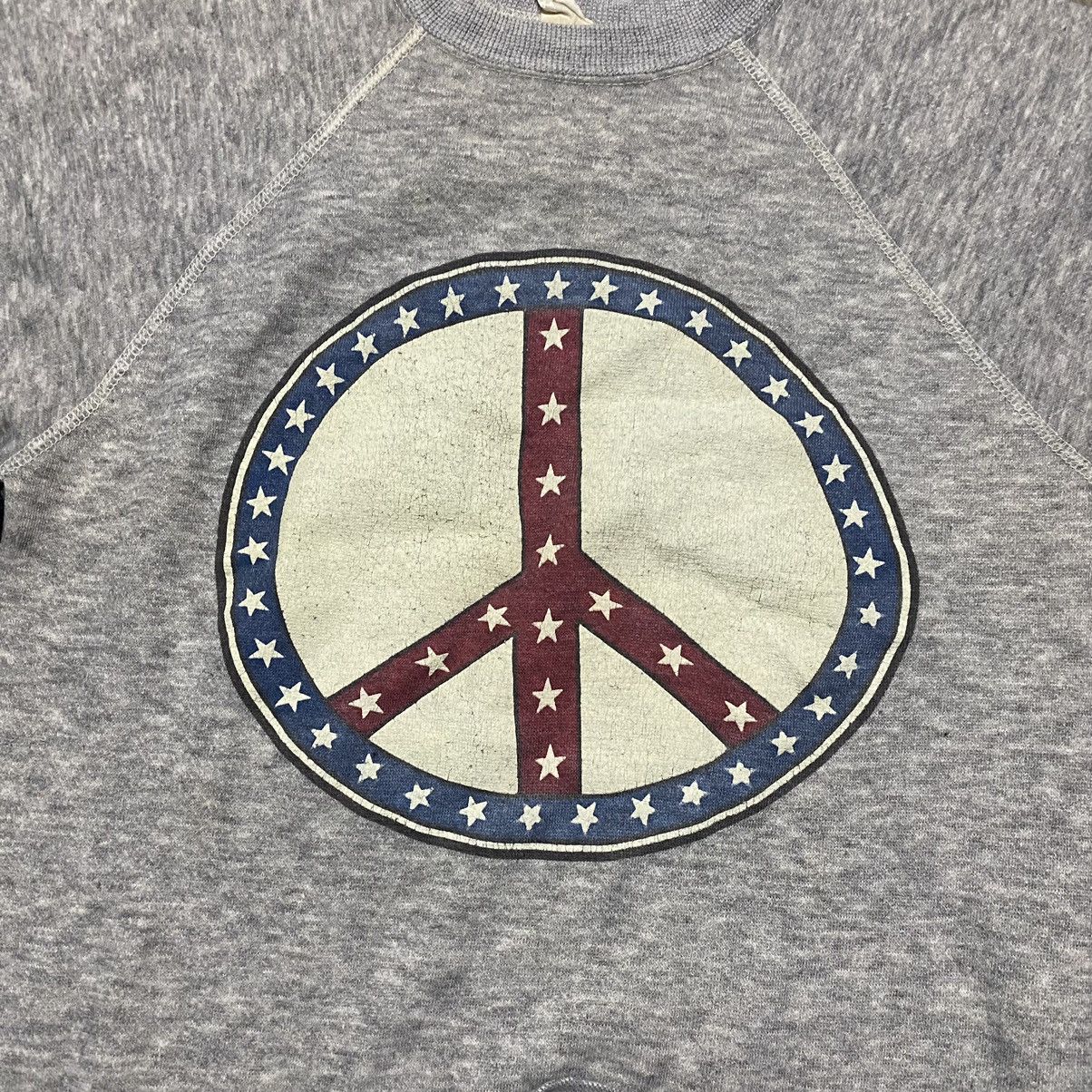 Vintage 70s Jc Penney Sweatshirt Peace - 5