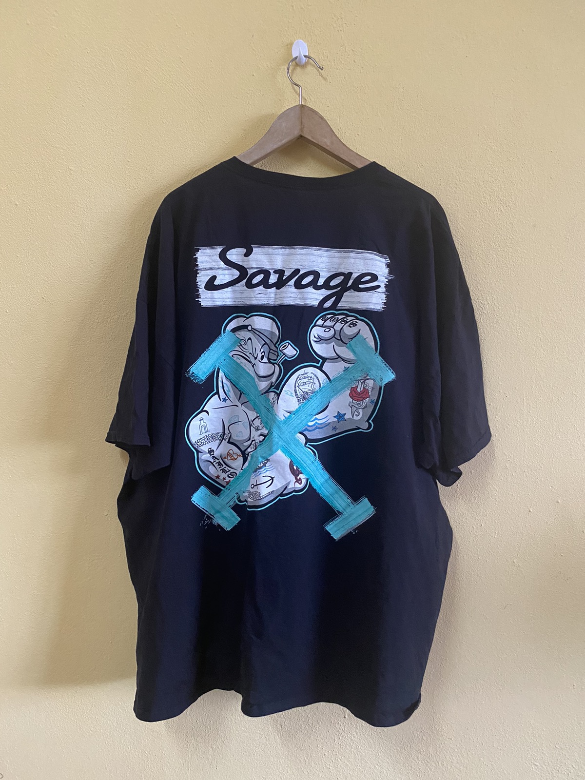 Cartoon Network - Steals💥 Savage Popeye Cartoon Tee - 1