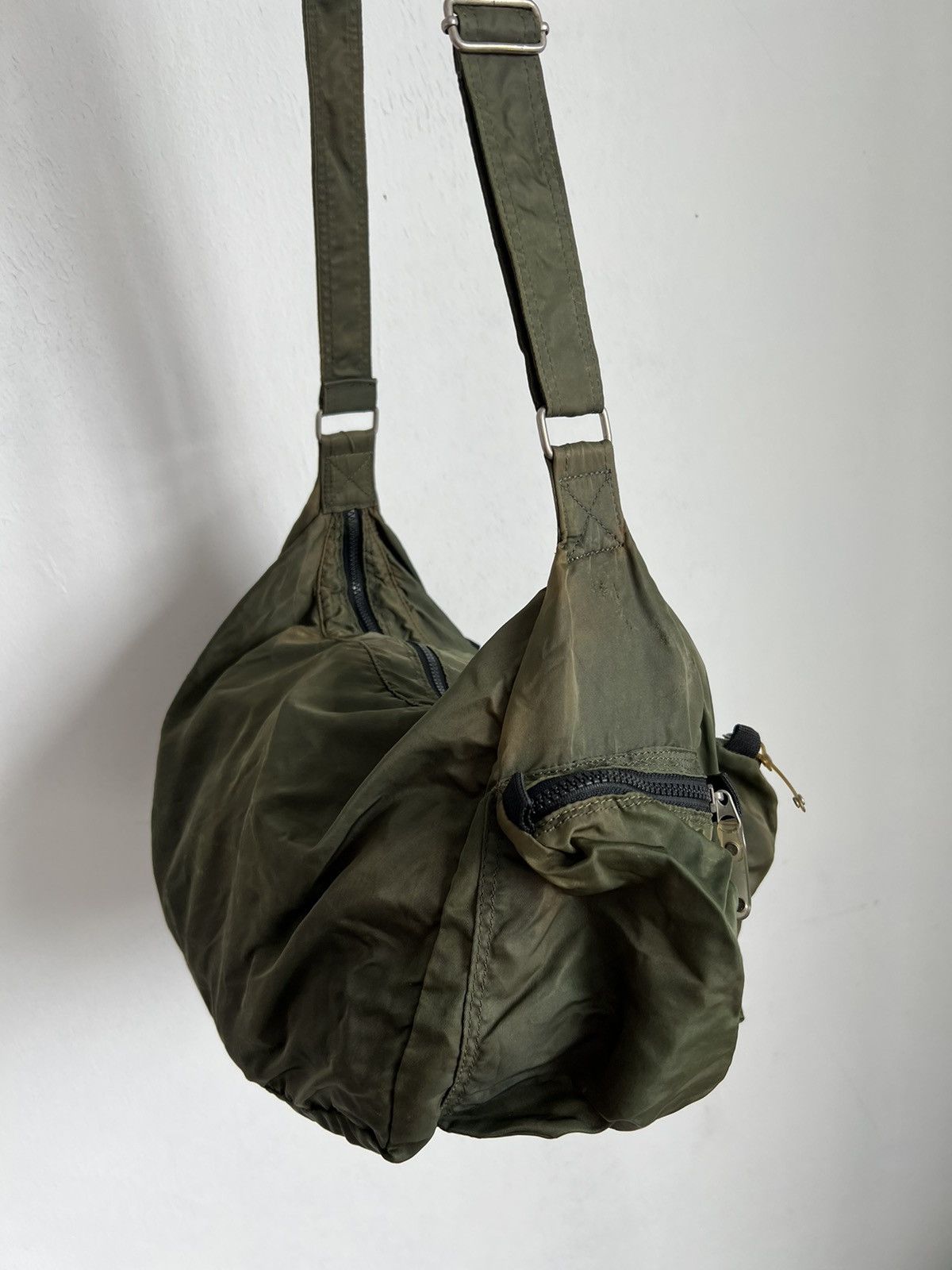 Camo Green Army Sling Bag - 5