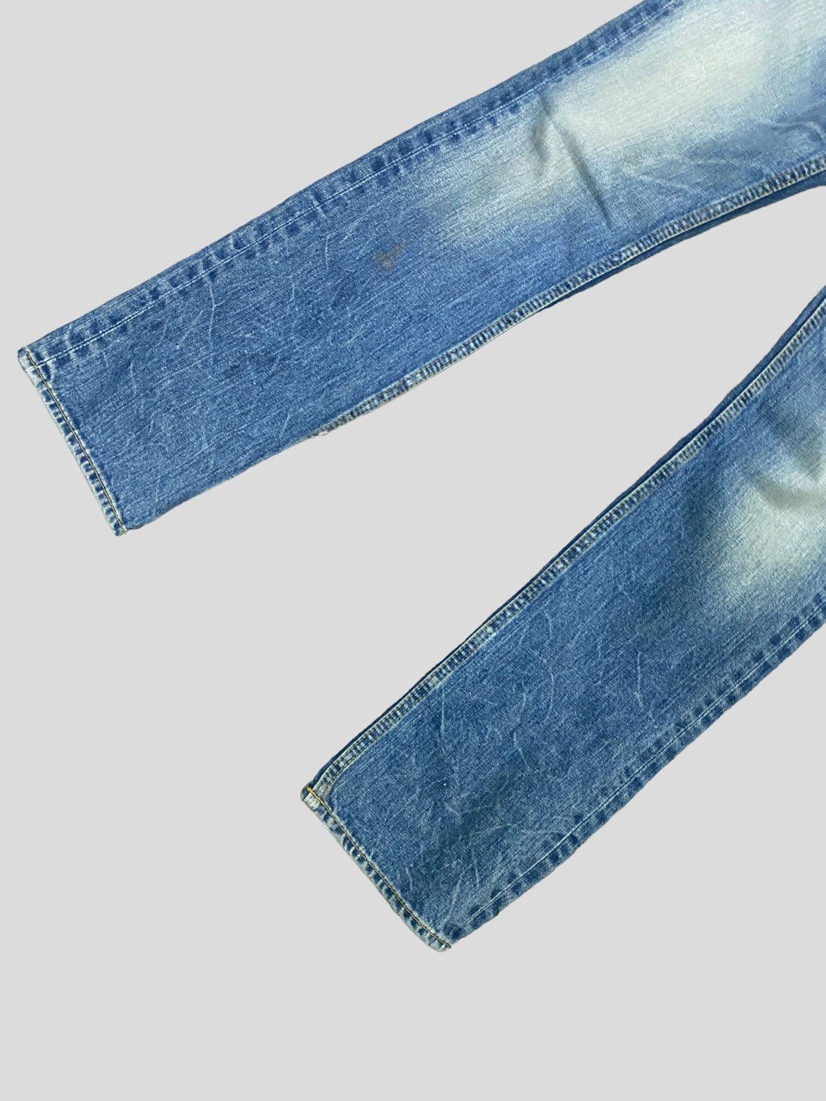 VINTAGE ANTGAUGE DOUBLE WAIST EXTRA POCKET DENIM JEANS - 4