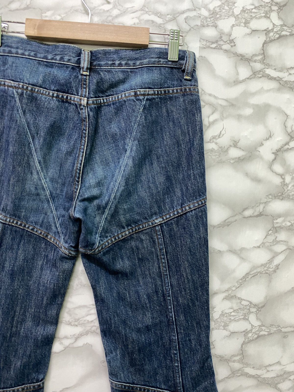 Vintage - DIESEL INDUSTRY Flared Reconstructed Low Rise Denim - 13