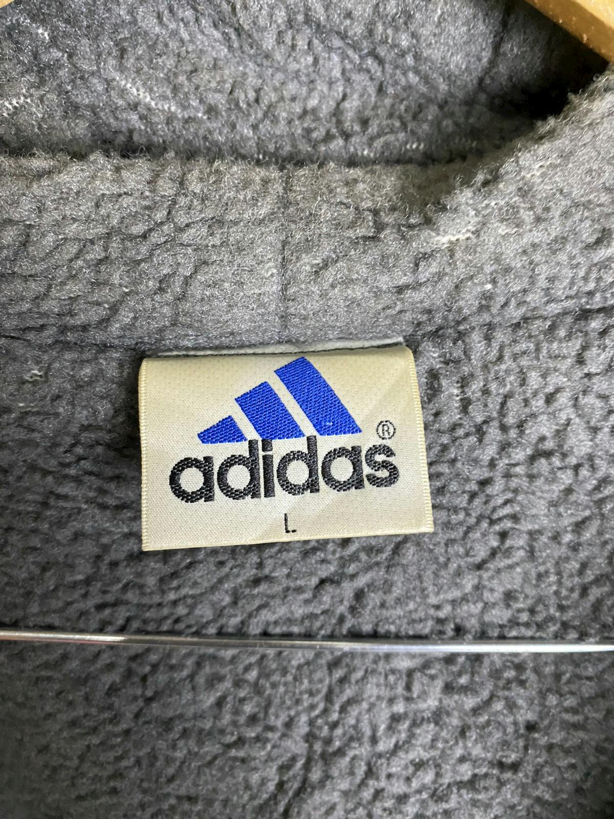 Vintage Adidas Trefoil Big Logo Hoodie Coat - 7