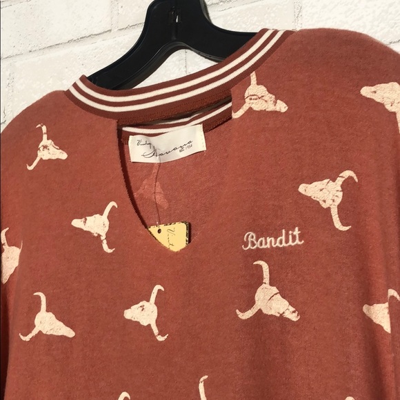 Vintage Havana Longhorn Bandit Western Sweatshirt - 3