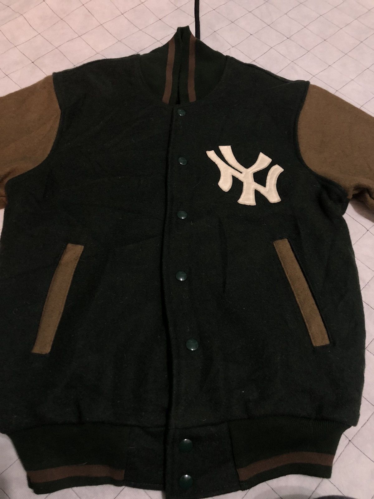 New York Yankees - V10 NY Varsity Jacket Wool - 4