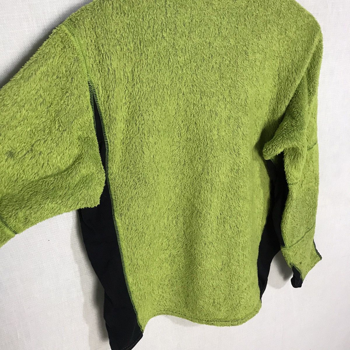 Patagonia green polartec fleece made in usa - 4