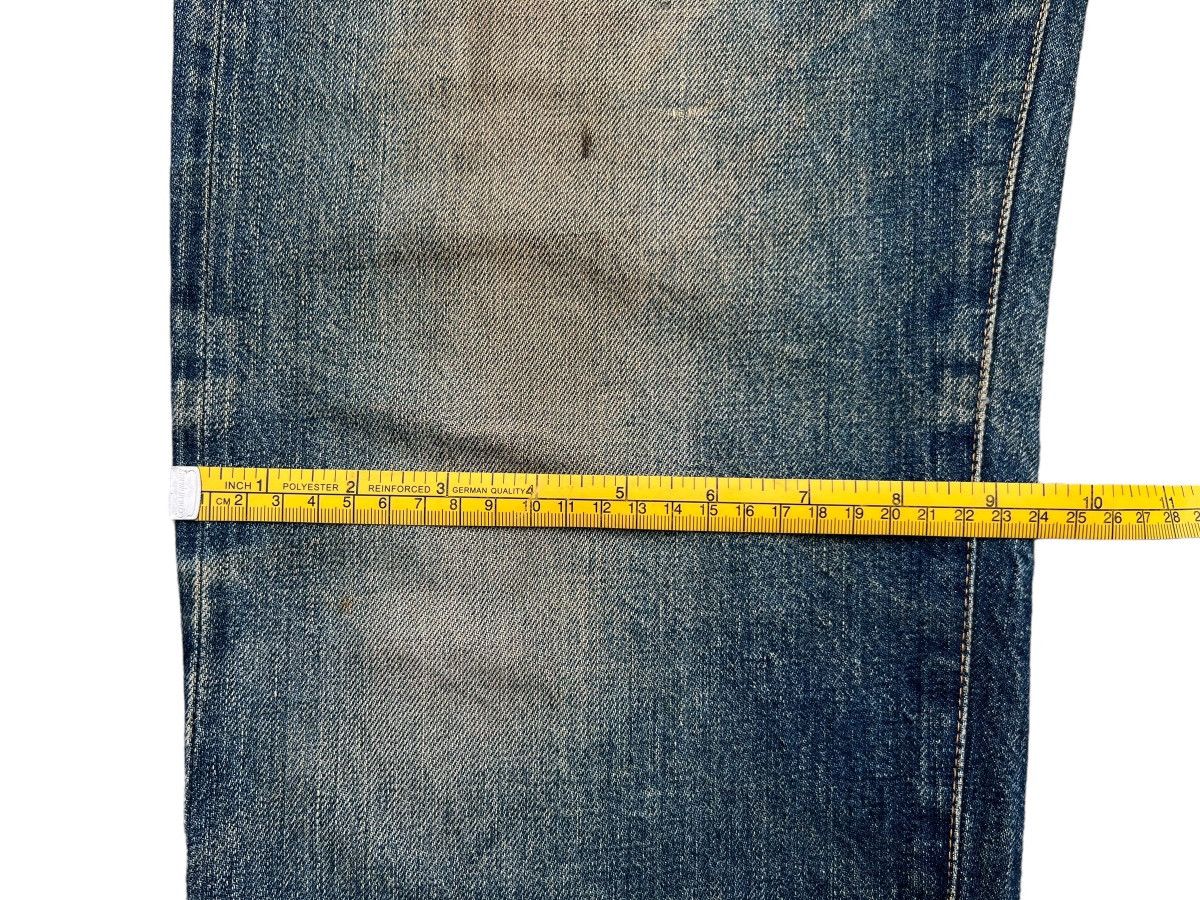 Vtg Beams Plus Japan Selvedge Distressed Mudwash Denim Jeans - 20