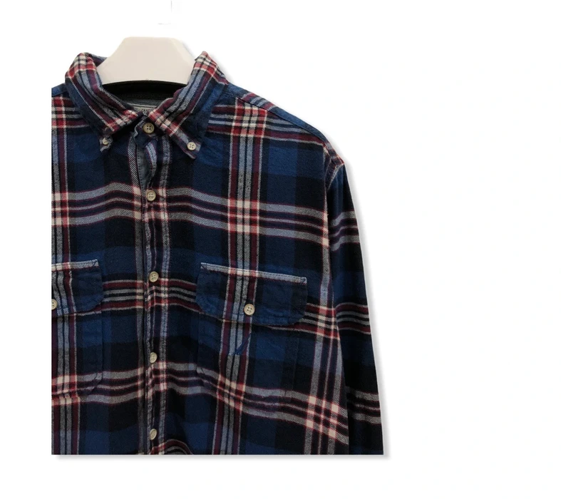 Nautica - Vintage Nautica Plaid Tartan Flannel shirt 👕 - 2