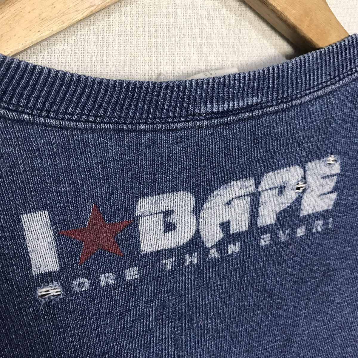 Japanese Brand - Repaysan love bape patchwork design crewneck - 6