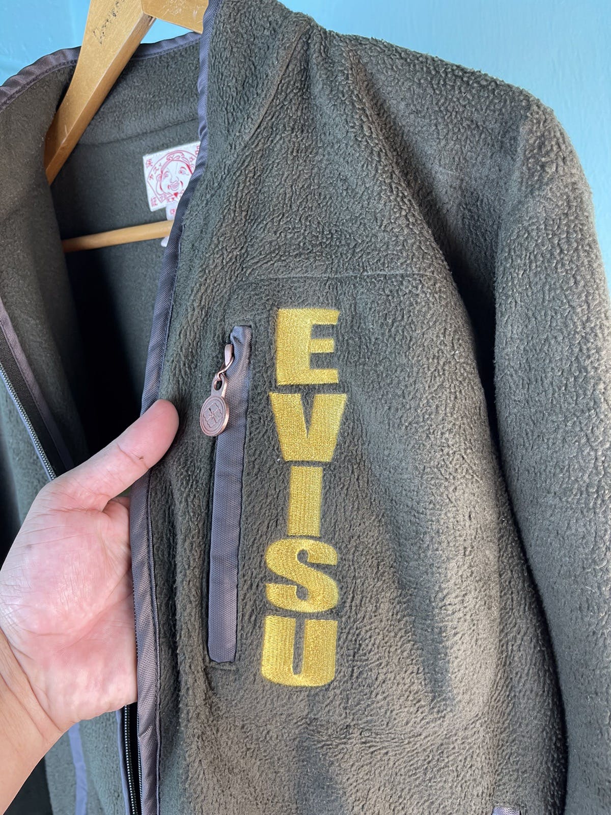 Vintage Evisu Croped Fleece Jacket - 14