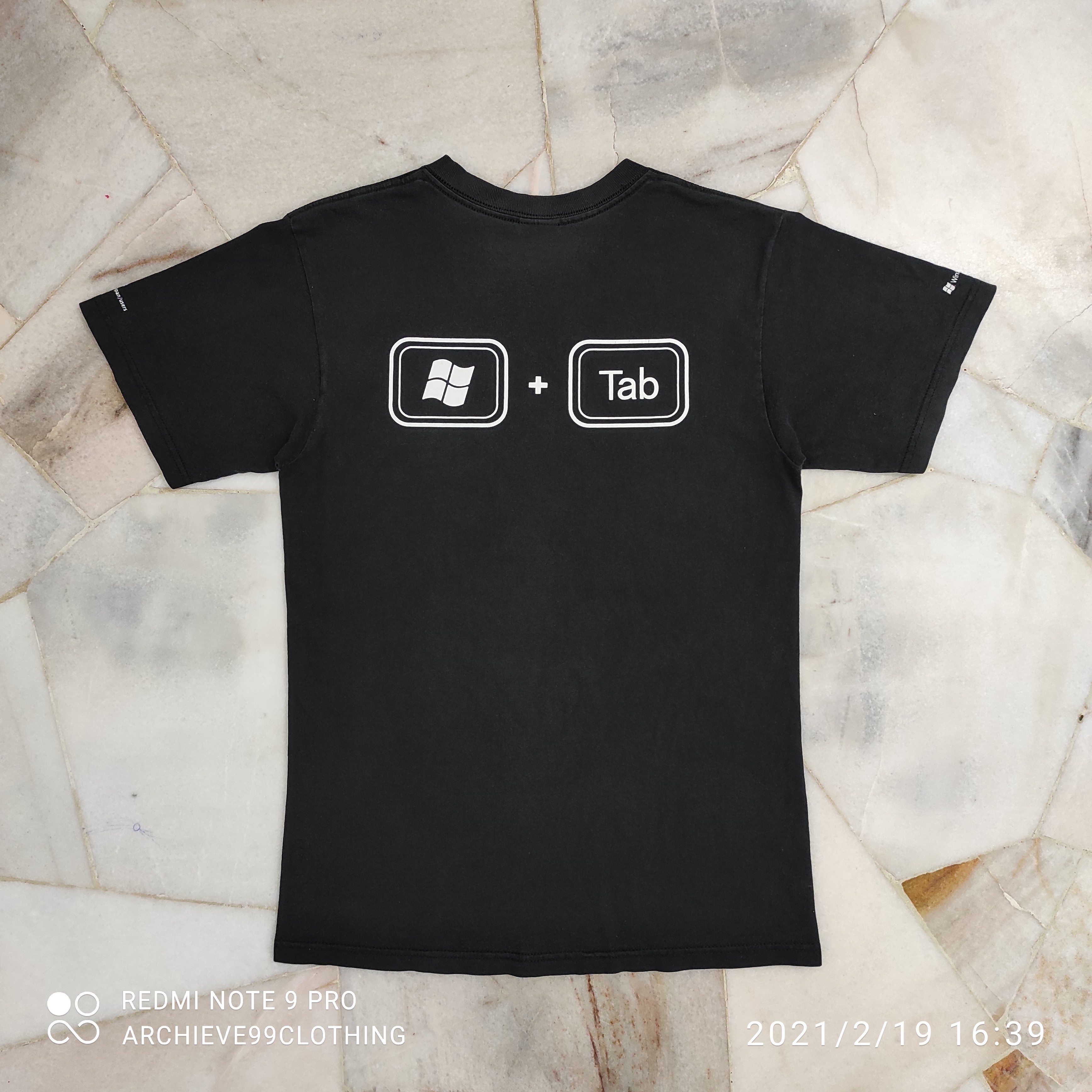 Microsoft - Vintage Y2K Windows Vista Microsoft Users promo tee - 1