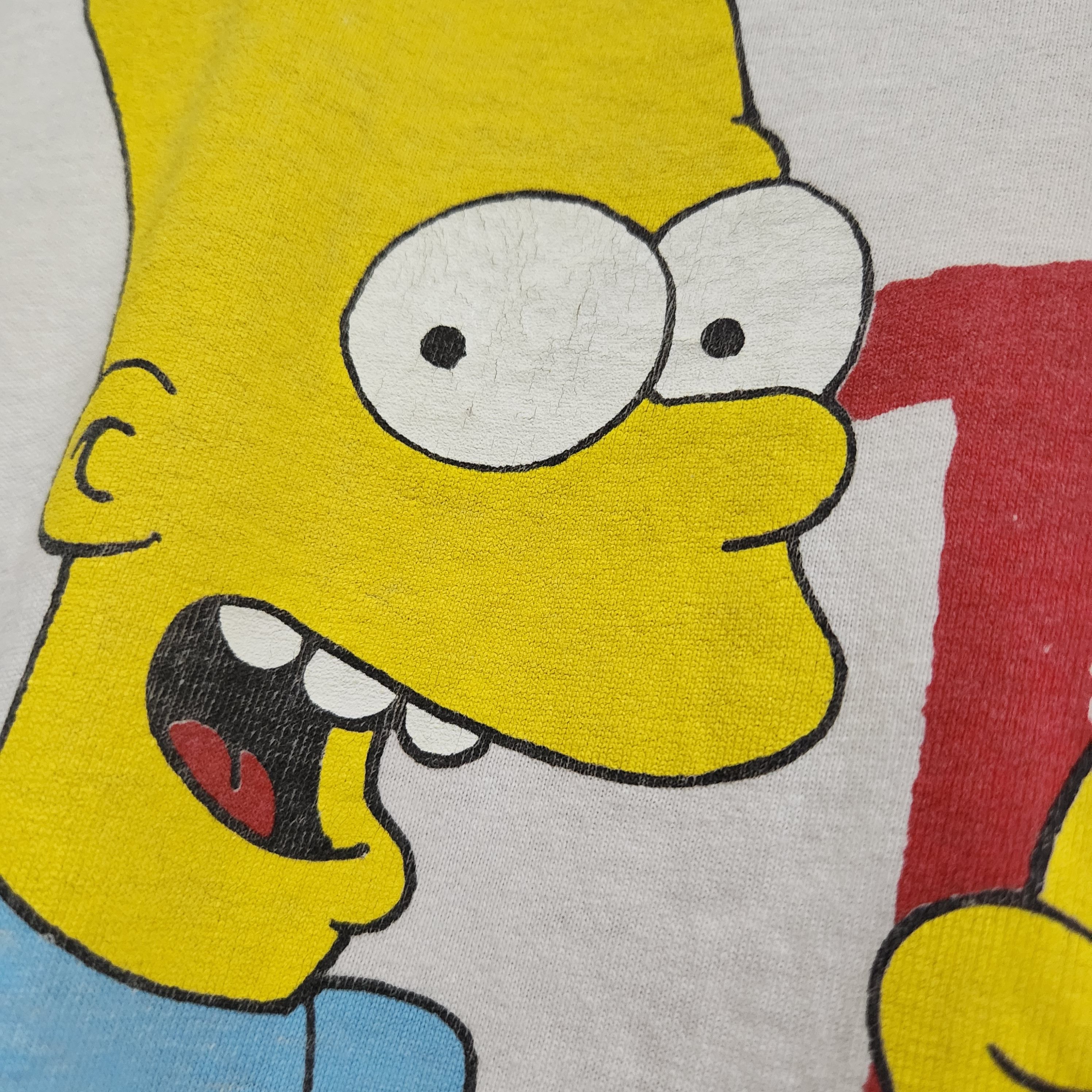 Vintage Bart Simpson Matt Groening TShirt Single Stitches - 11