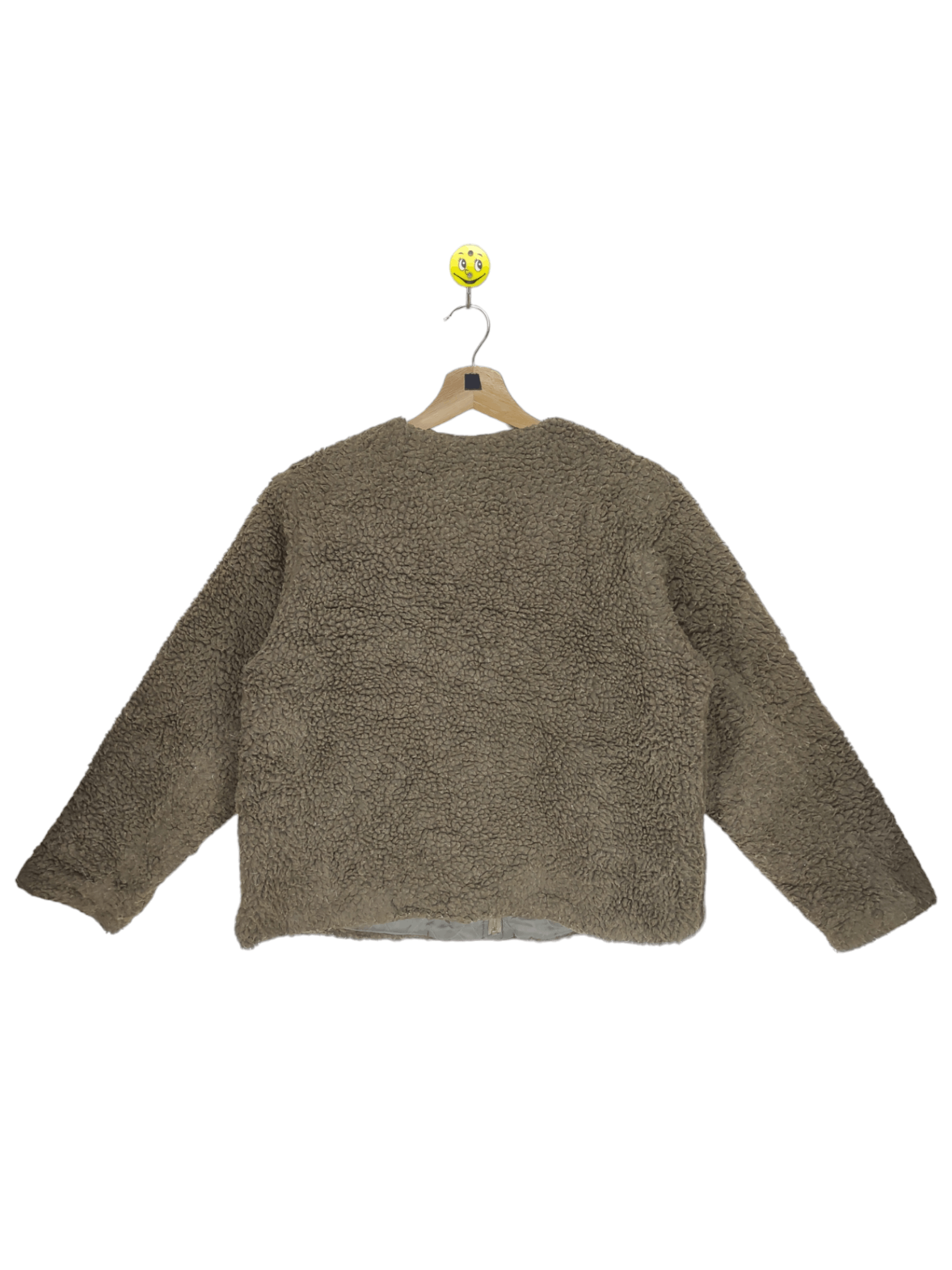 Steals🔥Vintage Sherpa Cropped Cardigan Jacket by Union Made - 2