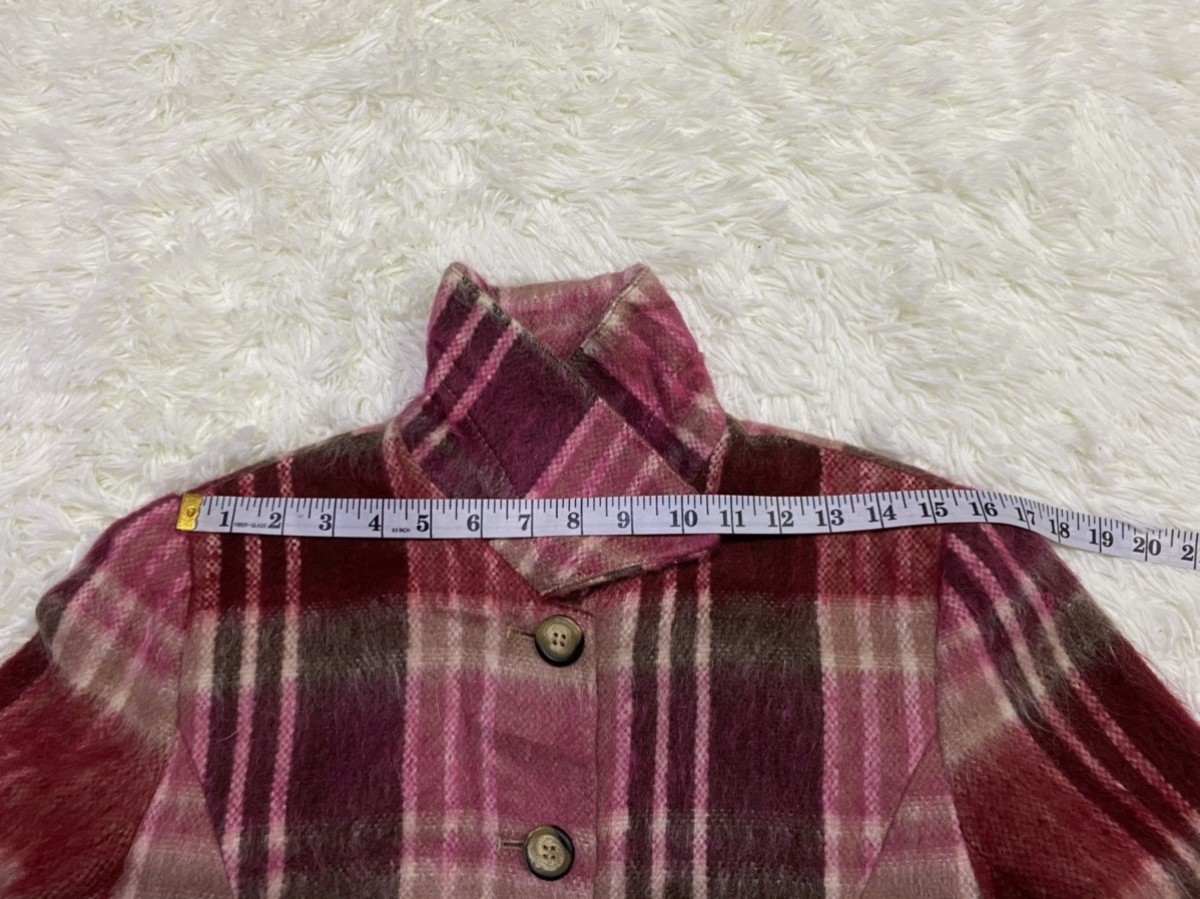 Japanese Brand - Jean-Cox Checked Hairy Wool Blend Jacket - 15