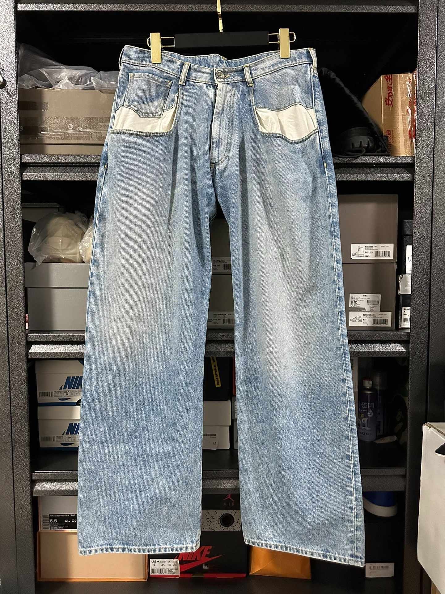 Maison Margiela Contrast Pocket Straight Jeans - 1