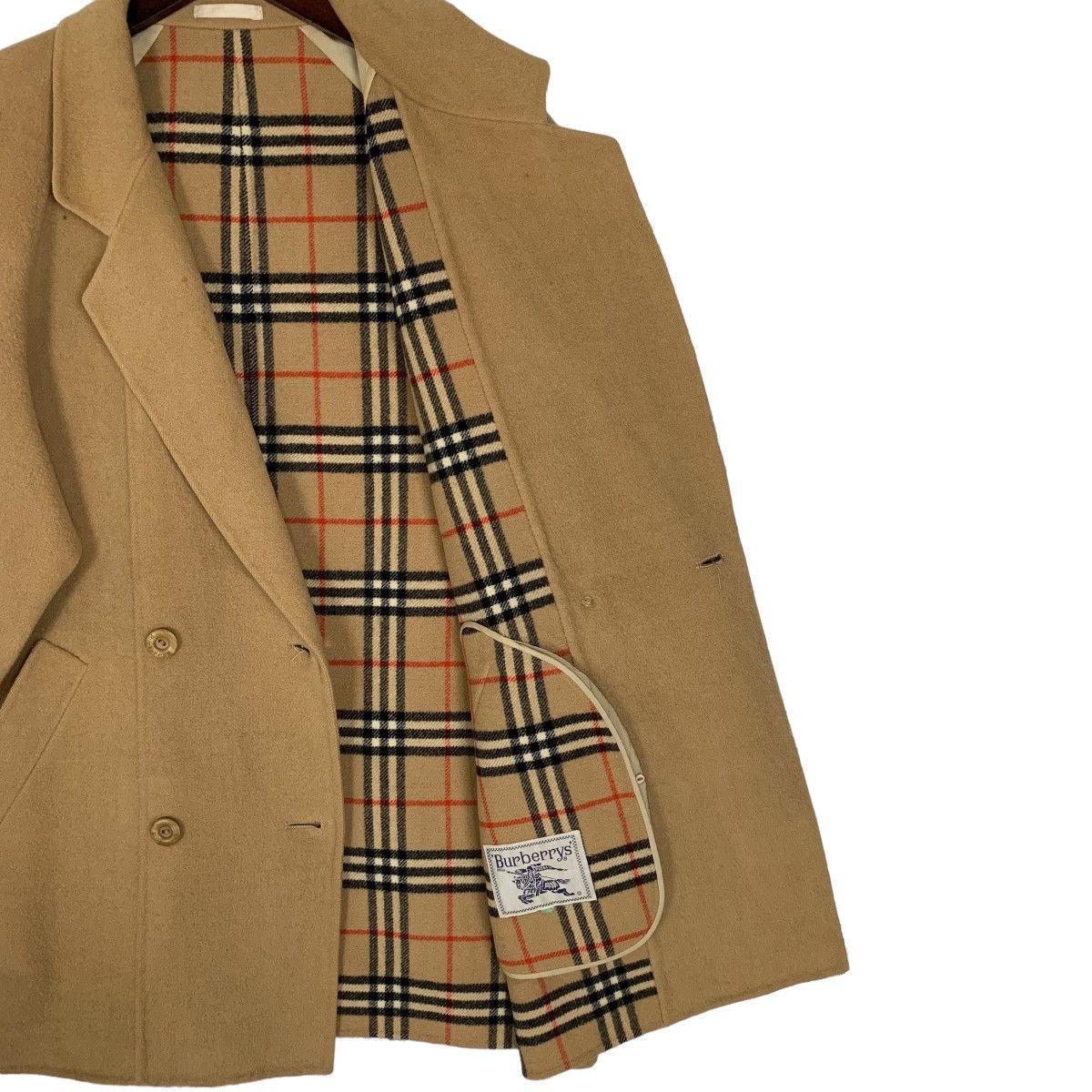 Vintage Burberry Nova Check Wool Jacket - 8