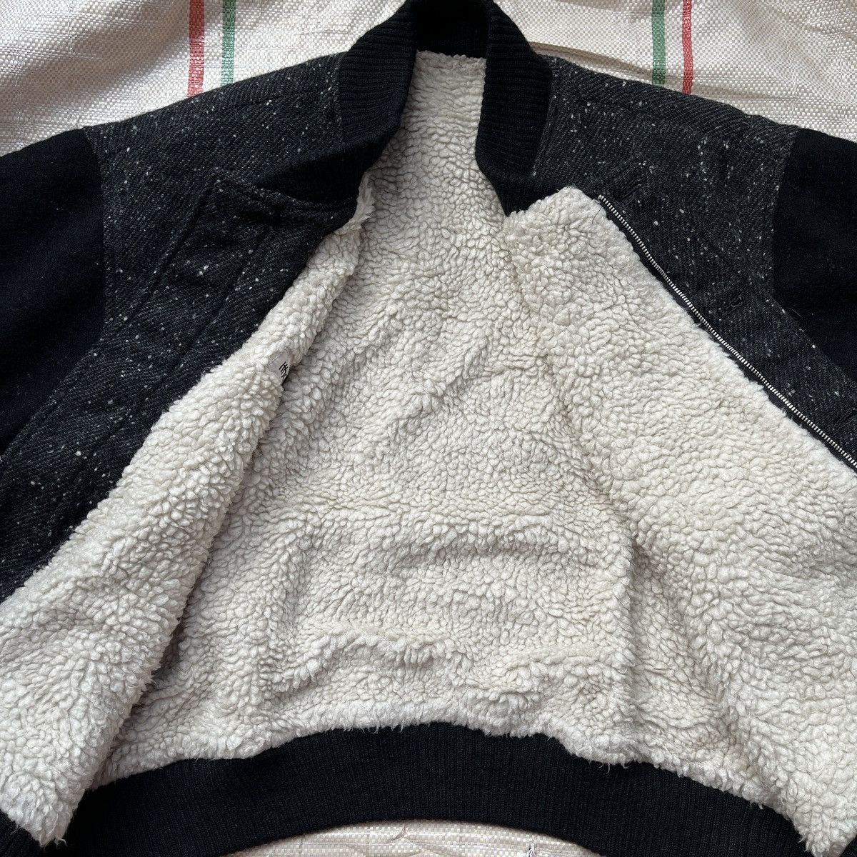 Vintage - Ithaca Bomber Knit Sweater Wool Japanese Designer - 14