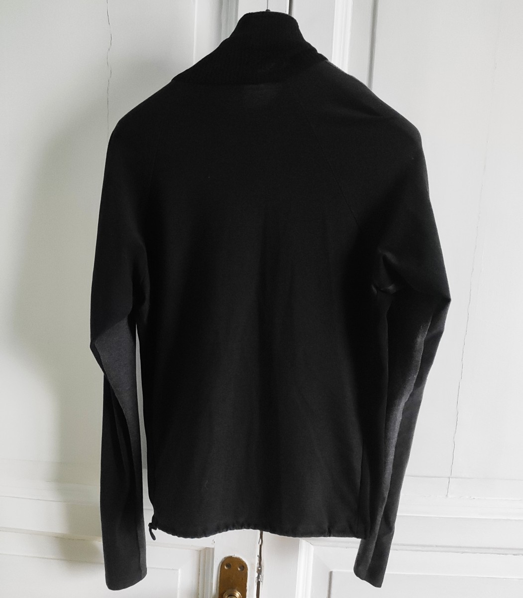 Volga Volga - Diagonal zip cardigan.Like Yohji Yamamoto or Devoa - 3