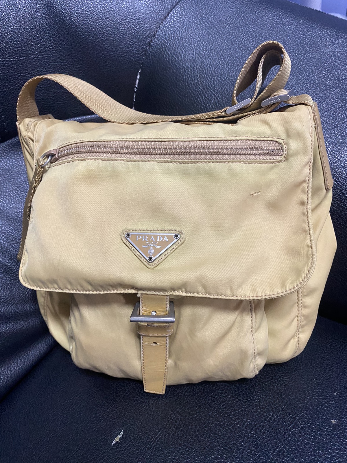 Authentic Prada Tessuto Nyalon Shoulder Bag - 1