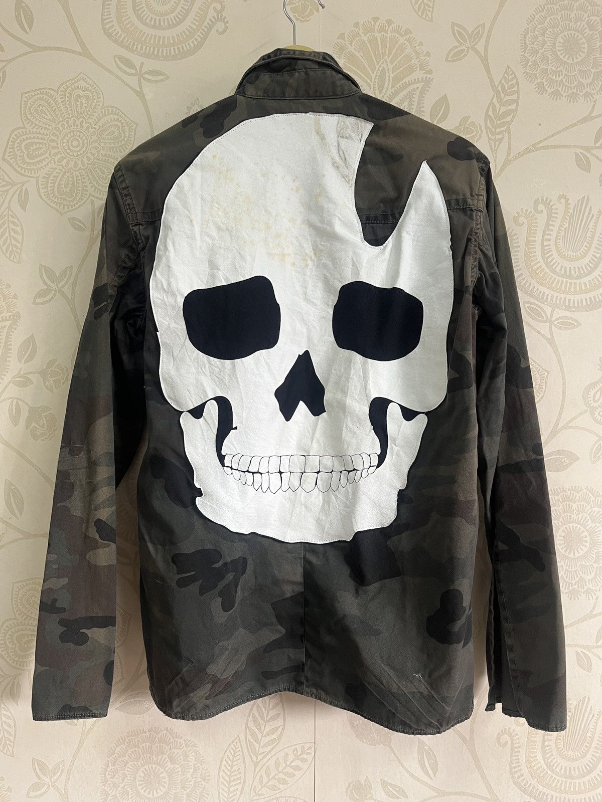 Vintage Matsuda Dovetail Skull Camouflage Harajuku Jacket - 1