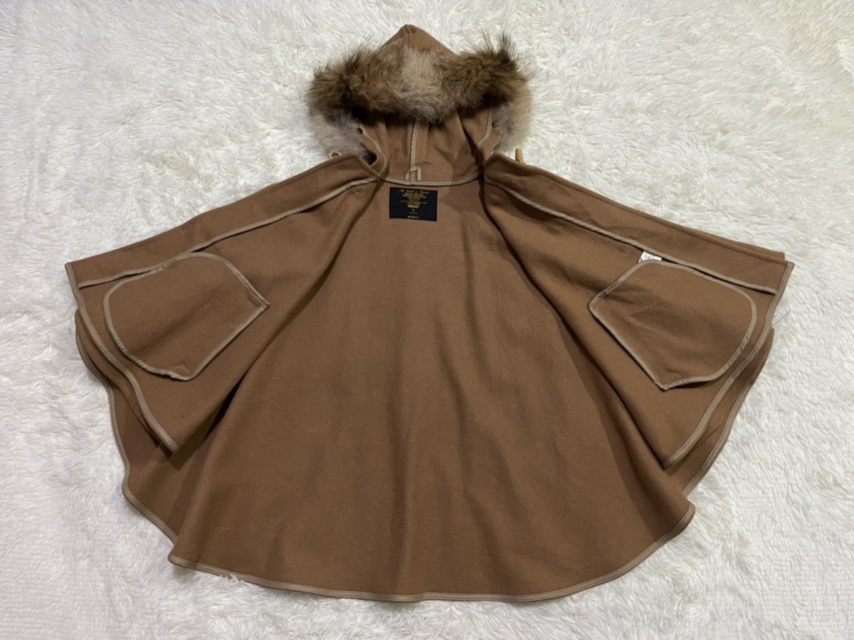 Fidelity - Wool Cape Poncho Hooded by Gerald & Steward - 5