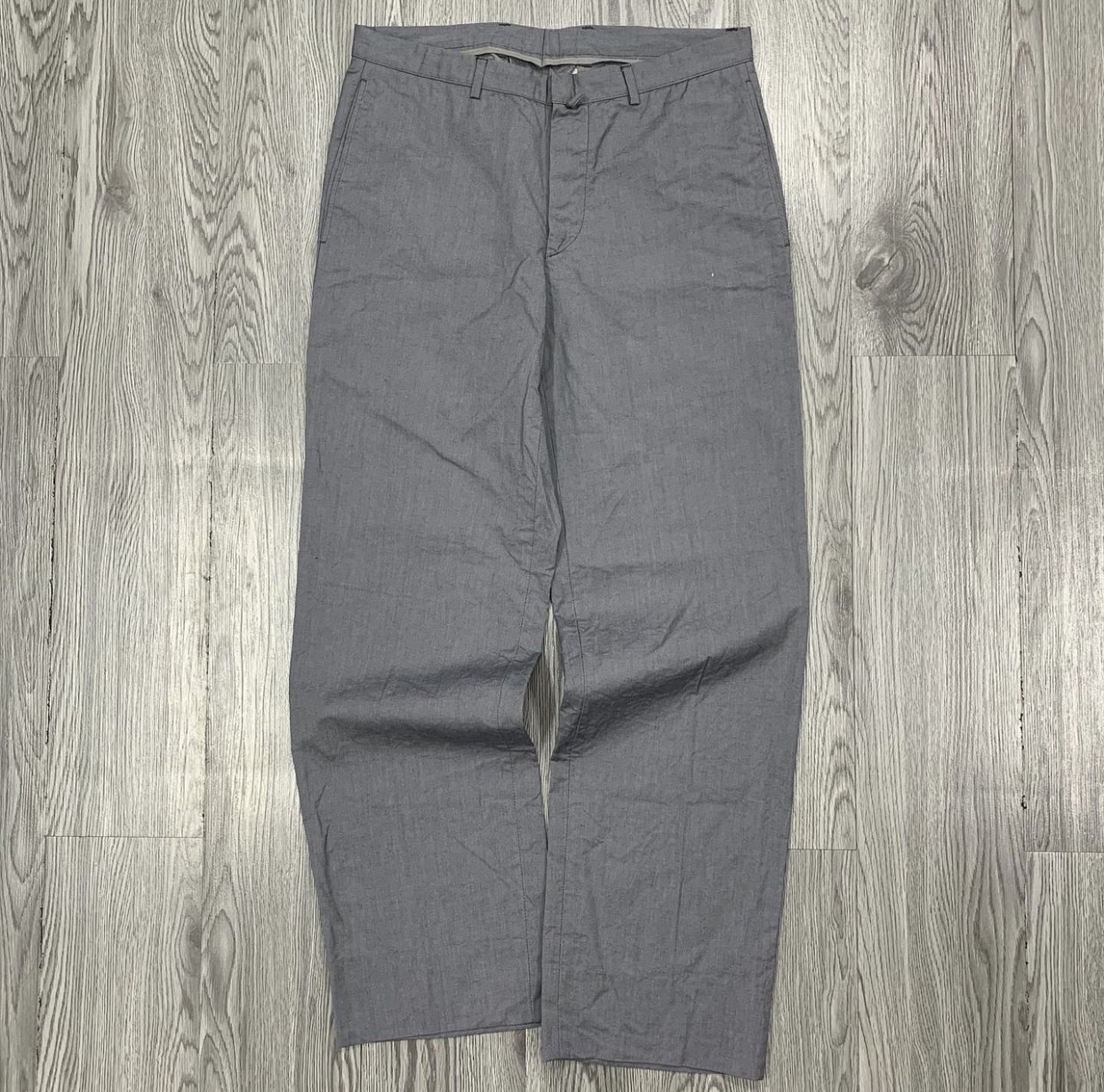Jil Sander Grey Straight Trousers - 1