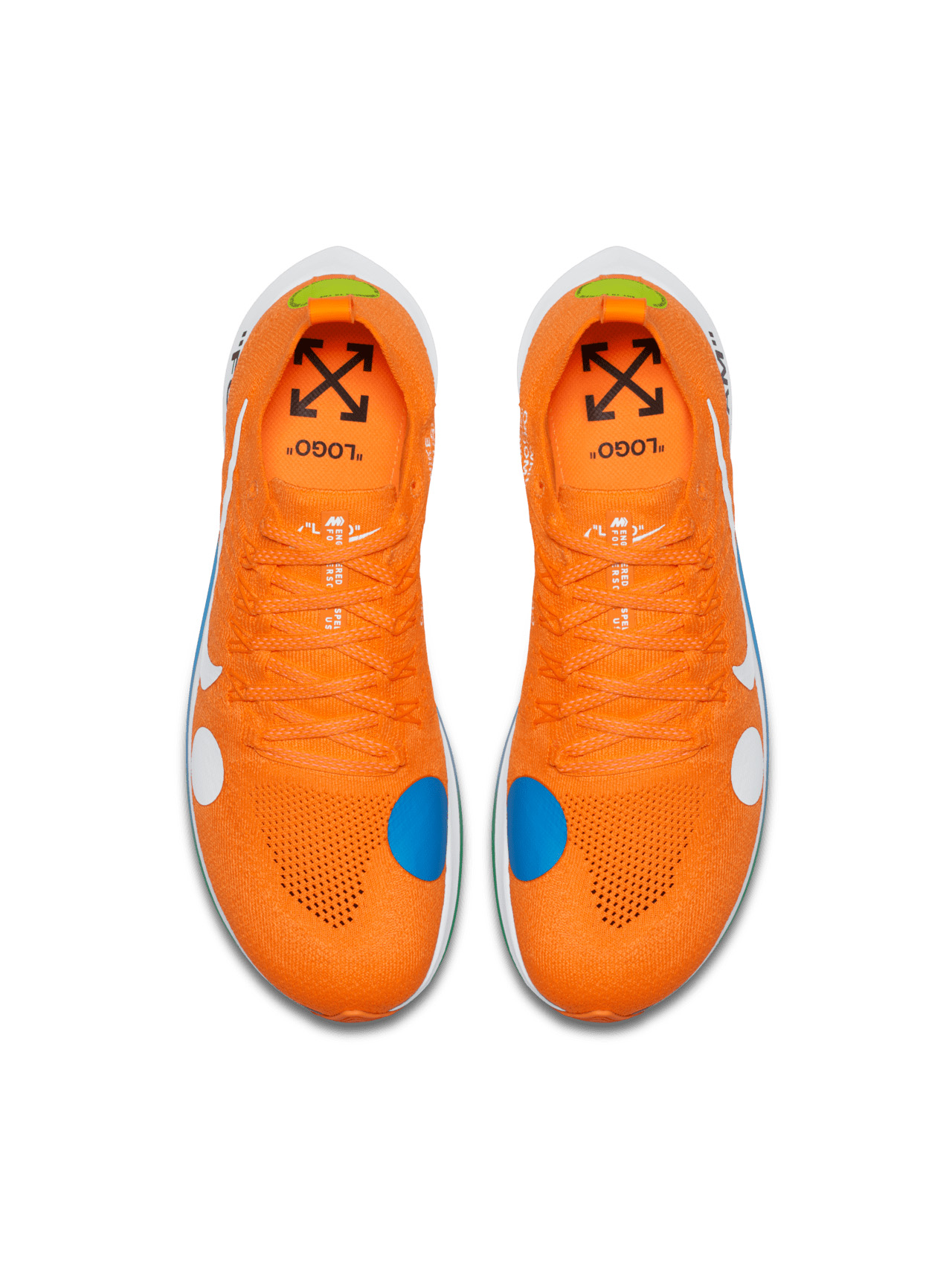 SS18 'FOOTBALL, MON AMOUR' Off-White x Nike Zoom Fly Mercurial Flyknit 'Total Orange' AO2115-800 - 5