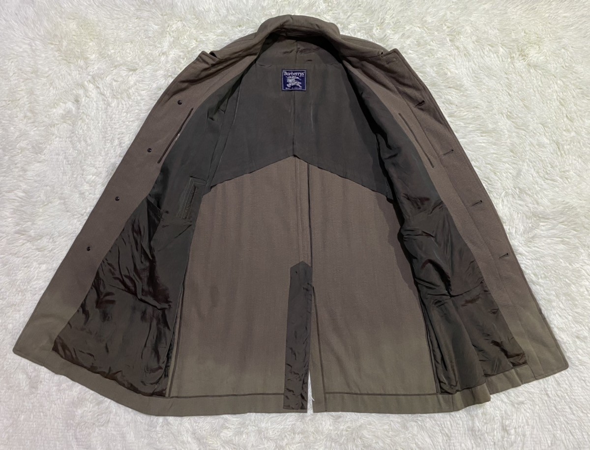 Burberry Long Coat Jacket Faded Style Made in England - 7
