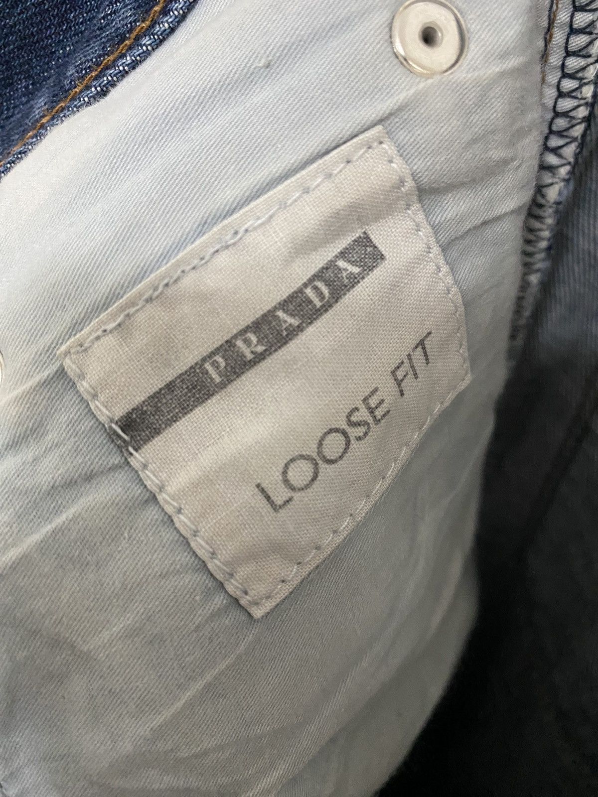 Vintage PRADA Loose Fit Denim Jeans - 13
