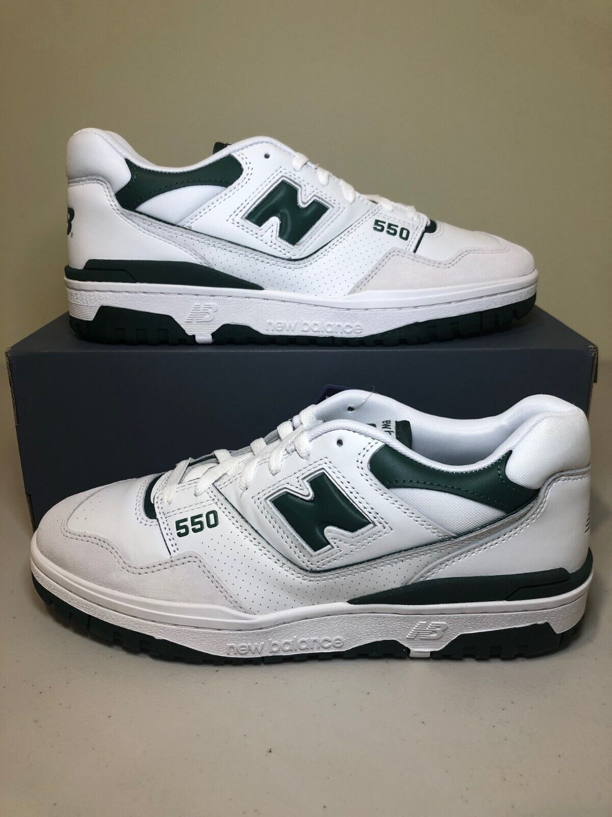 New Balance 550 White Green - 1