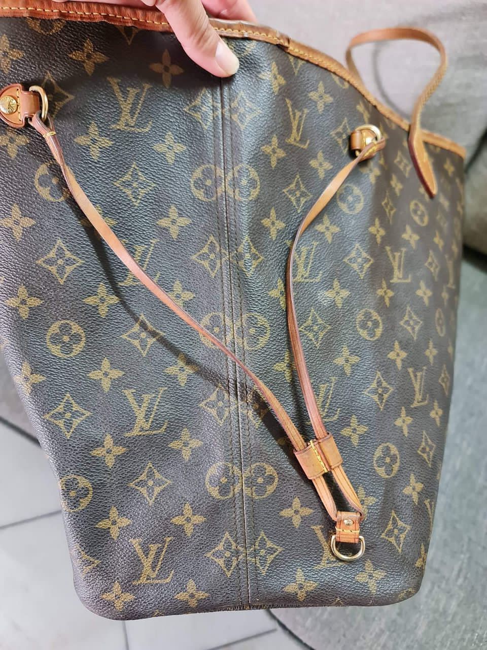 Authentic LOUIS VUITTON GM Neverfull - 5