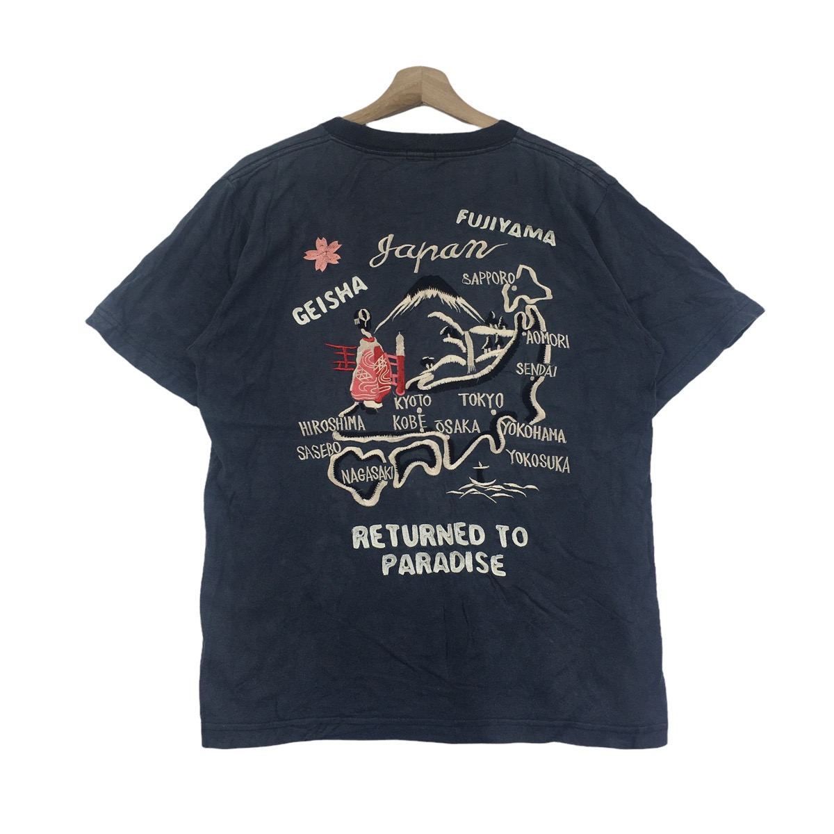 Toyo Enterprises - Vtg 80’ TOYO ENTERPRISE JAPAN Hand Embroidery Tee Shirt - 1