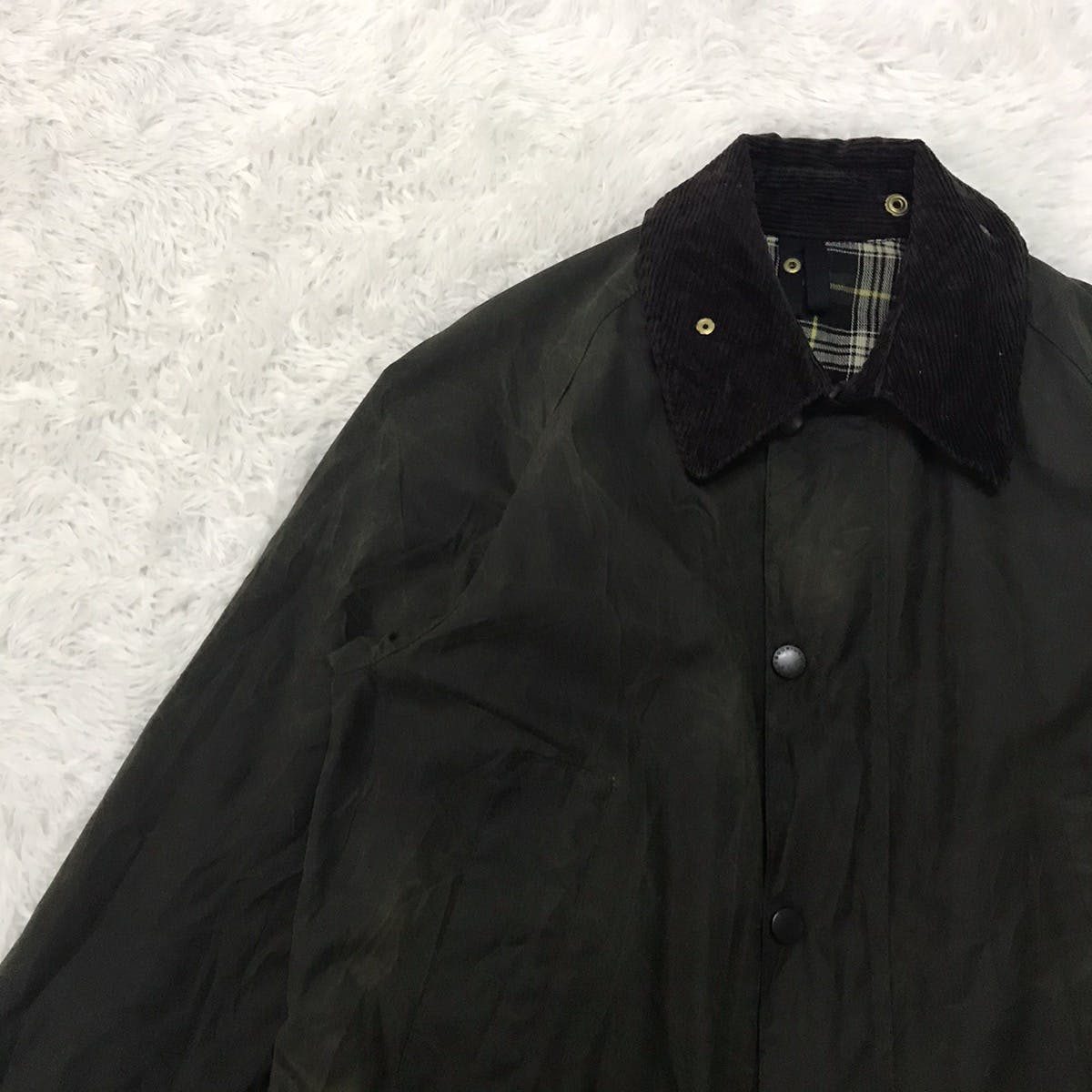 Barbour Wax A100 Bedale Jacket Made in England - 6