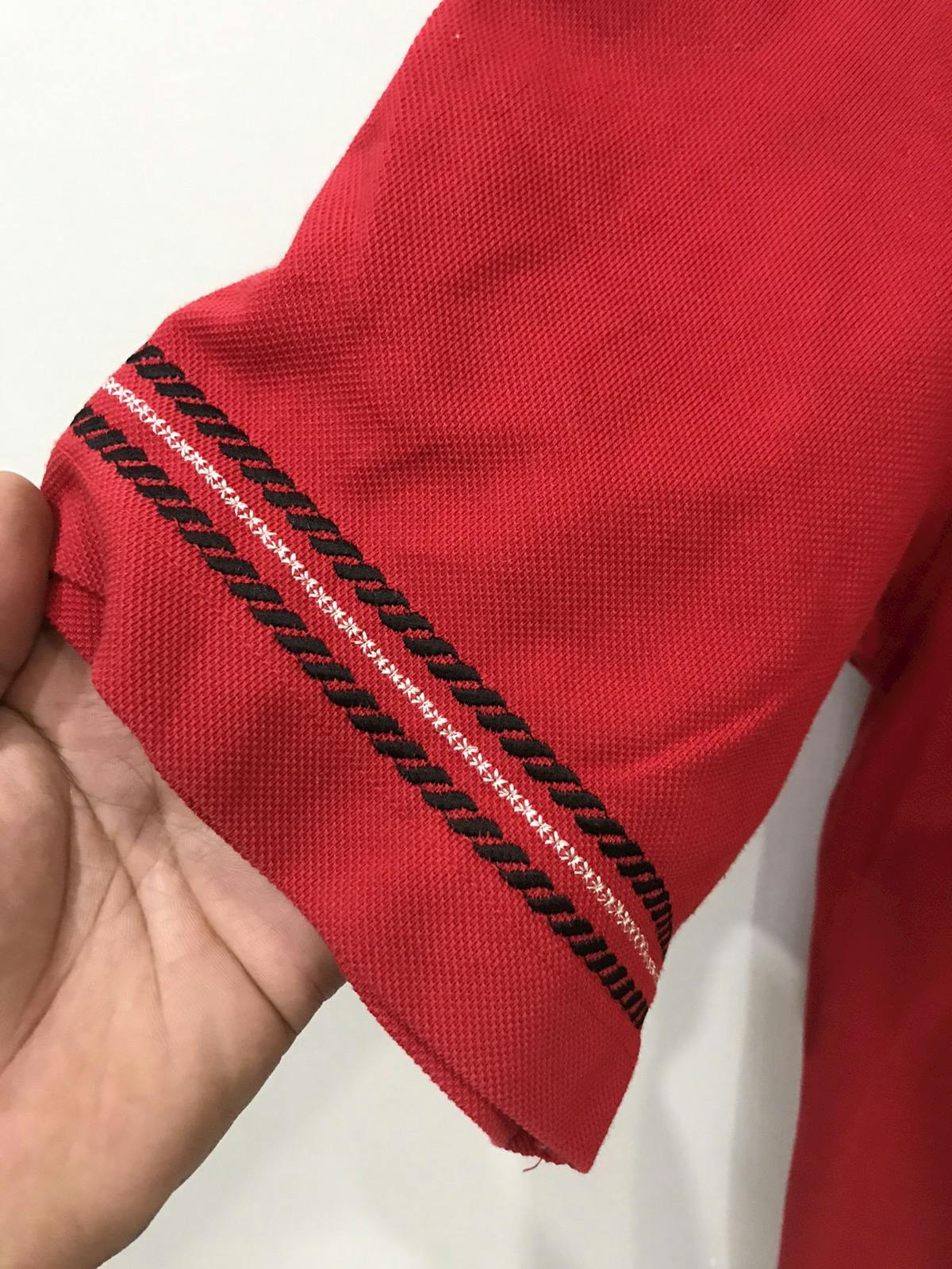 KENZO Japanese Designer Red Polo Shirt - 6