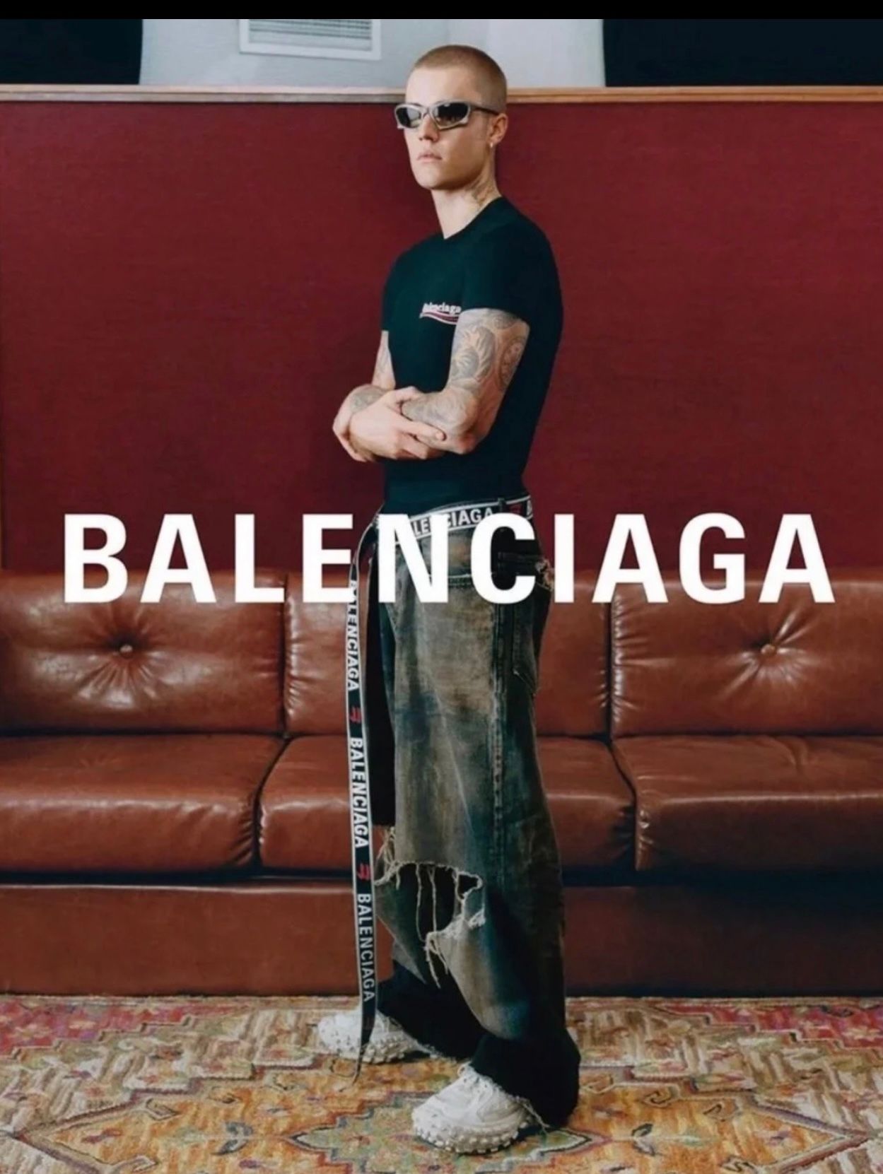 BALENCIAGA Balenciaga Summer 22 Destroyed Skater Denim Jeans | ubvintage |  REVERSIBLE