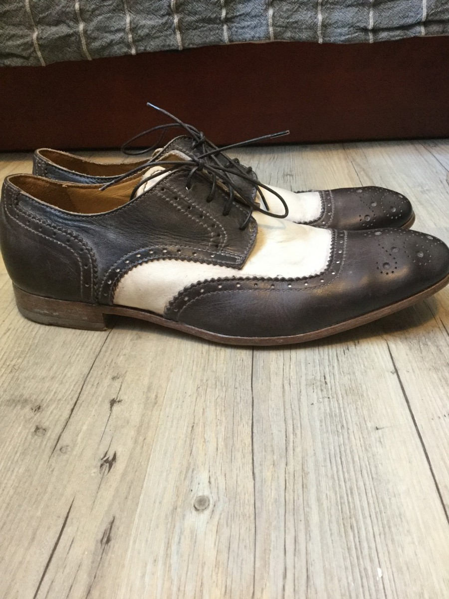 Moma - NEW! Spectator brogue.Fits like Saint Laurent or Dior - 3